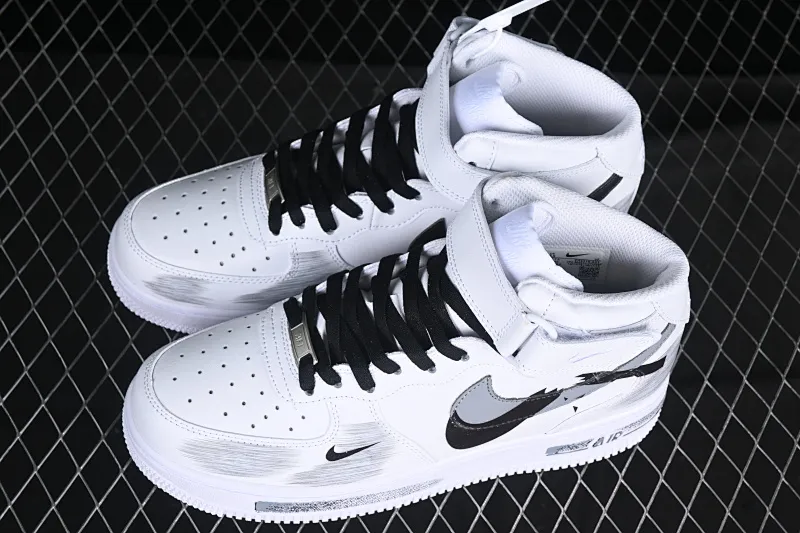 All Categories Nk Air Force 1 Air Force Series Nk Air Force 1 Mid Air Force Mid Nk Air Force 1'07 Mid Broken Hook Inkjet Painting Second Dimension Theme Air Force One Mid Casual Sneakers ZH0316-053